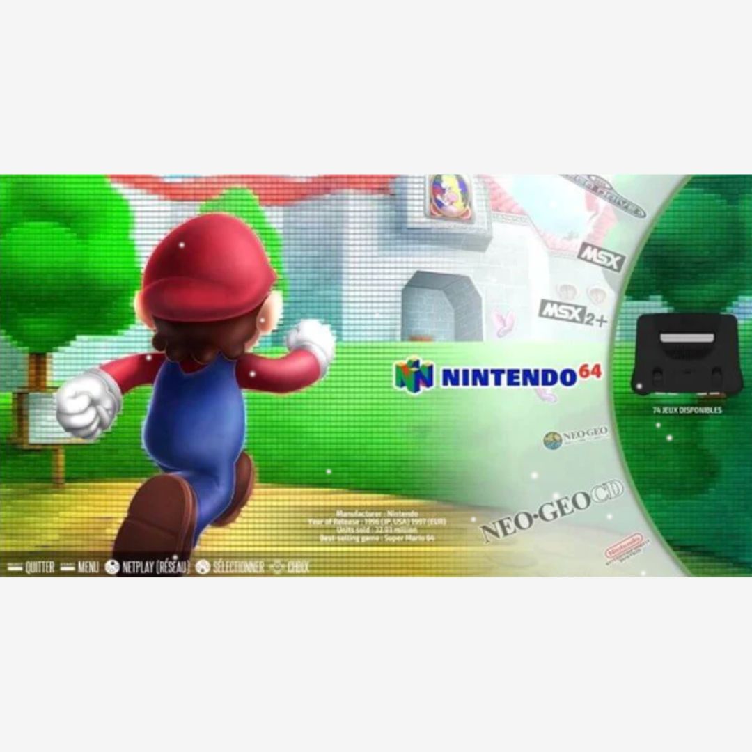 Cogistick pocket retro V2 - 20 000 games included