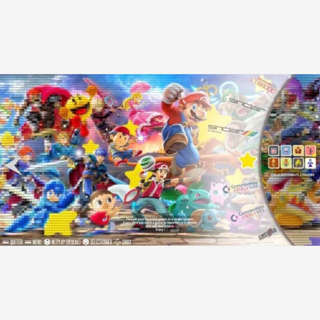 Cogistick pocket retro V2 - 20 000 games included