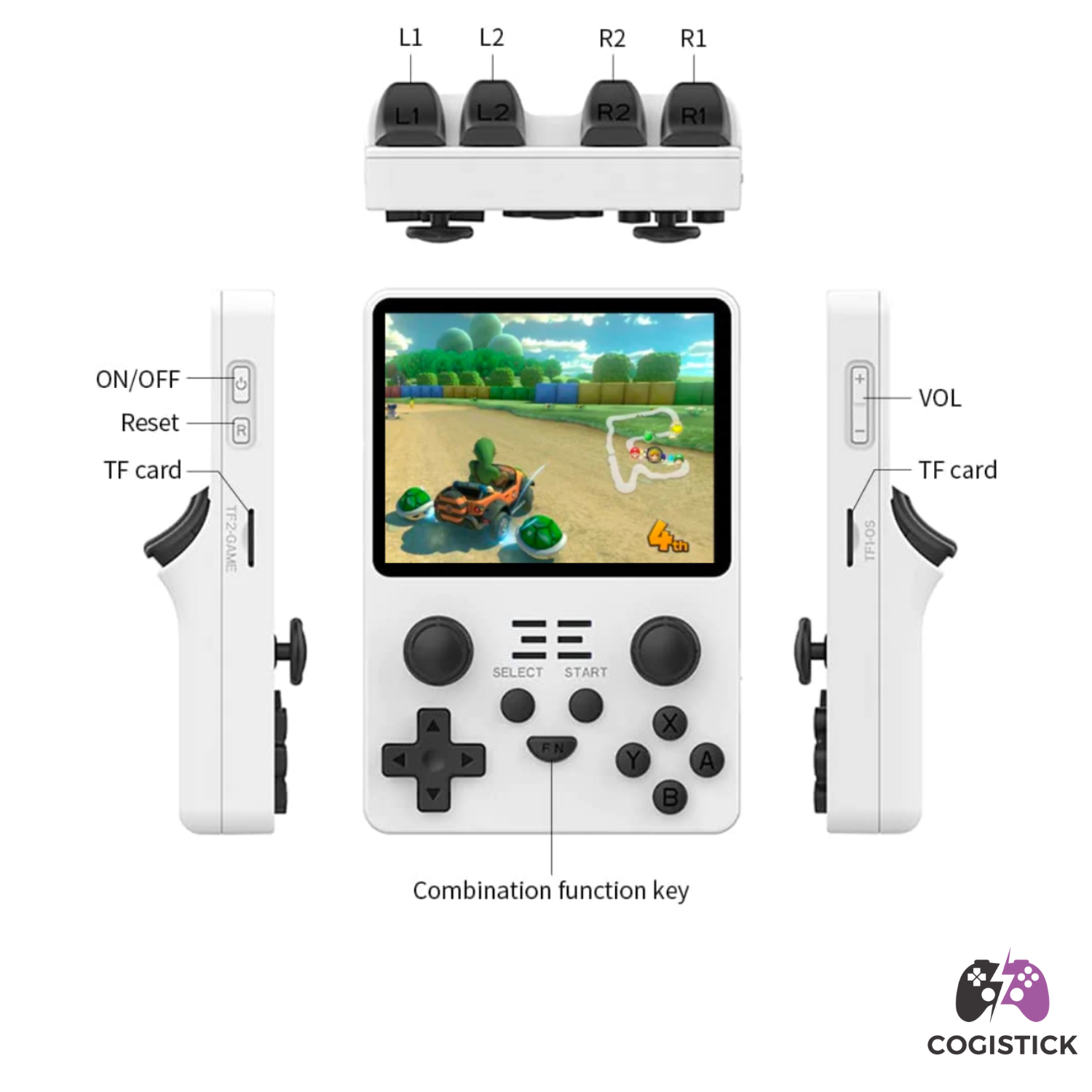 Cogistick pocket retro - 20 000 games included